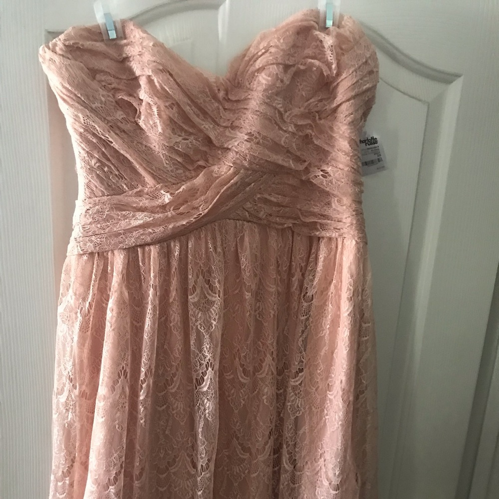 Strapless dress
